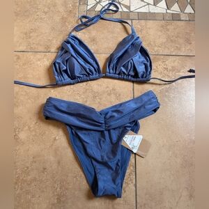 Berlook / Large / Small Blue Bikini Set